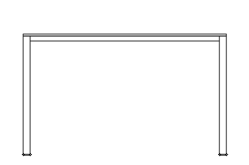 Dowload free Table LC6 designed by Le Corbusier elevation autocad block. Autocad block make by Be Interior Designer for block free download