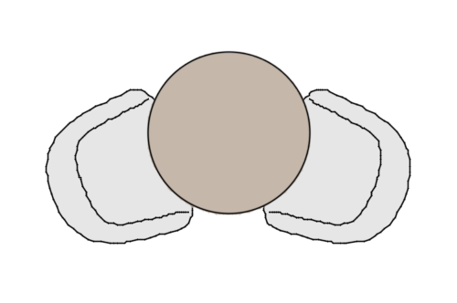 Dowload free Round table with two cool seats plan autocad block. Autocad block make by Be Interior Designer for block free download