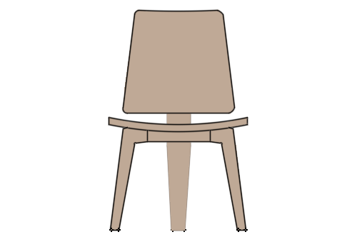 Dowload free Modern wood chair elevation autocad block. Autocad block make by Be Interior Designer for block free download