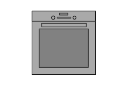 Dowload free Modern oven for cooking elevation autocad block. Autocad block make by Be Interior Designer for block free download
