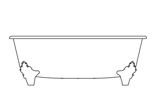 Dowload free Classic baroque bathtub elevation autocad block. Autocad block make by Be Interior Designer for block free download