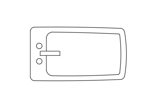Dowload free Rectangular bidet plan autocad block. Autocad block make by Be Interior Designer for block free download