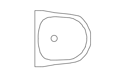 Dowload free Round urinary plan  autocad block. Autocad block make by Be Interior Designer for block free download