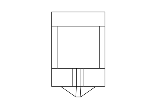 Dowload free Tacky urinary elevation autocad block. Autocad block make by Be Interior Designer for block free download