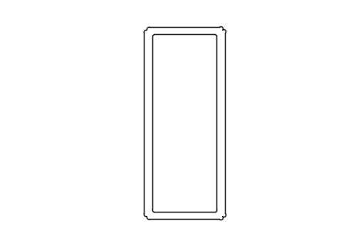 Dowload free Rectangular mirror with frame elevation autocad block. Autocad block make by Be Interior Designer for block free download
