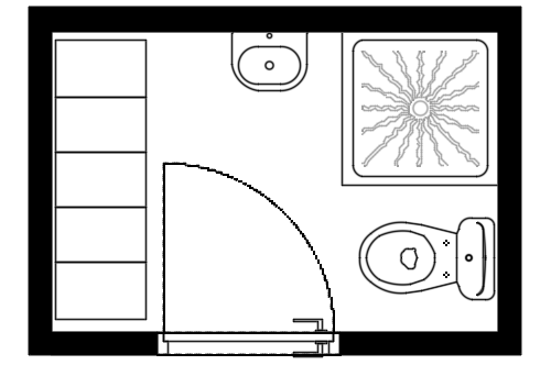 Dowload free Locker room with wc and shower plan autocad block. Autocad block make by Be Interior Designer for block free download