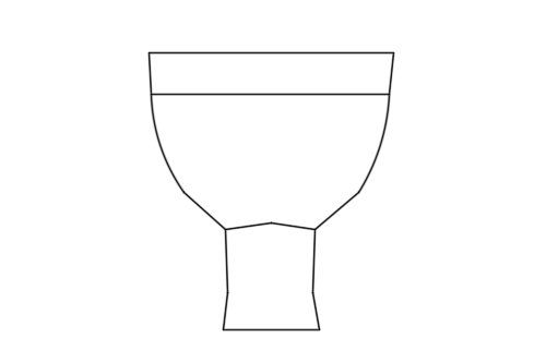 Dowload free Normal toilet with concealed cistern elevation autocad block. Autocad block make by Be Interior Designer for block free download