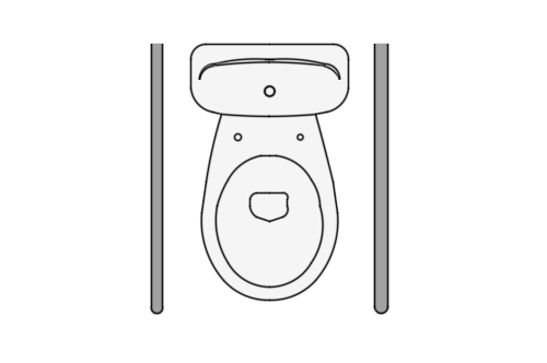 Dowload free Toilet for people with disabilities plan autocad block. Autocad block make by Be Interior Designer for block free download