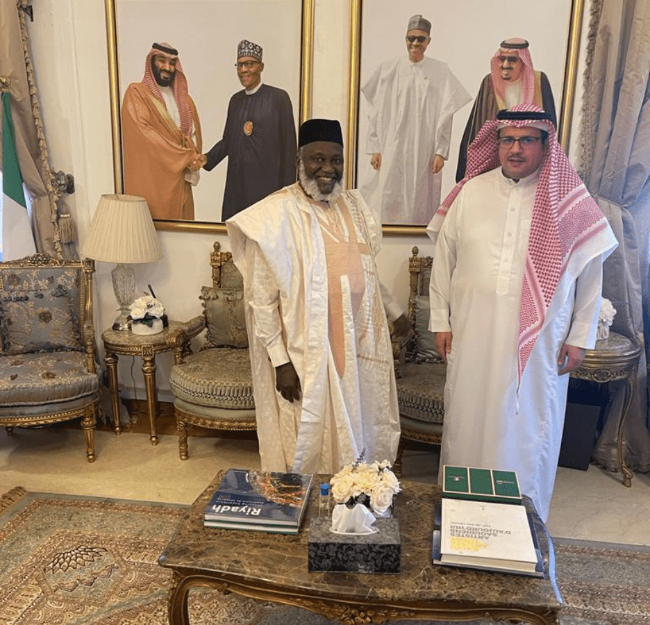 A courtesy call on the Saudi Embassy in Abuja , Nigeria