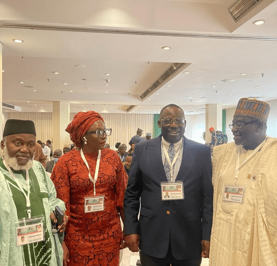 With NACCIMA Vice President and Abuja Chamber of Commerce Secretary at the Nigeria-Saudi Joint Commission Signing Ceremony