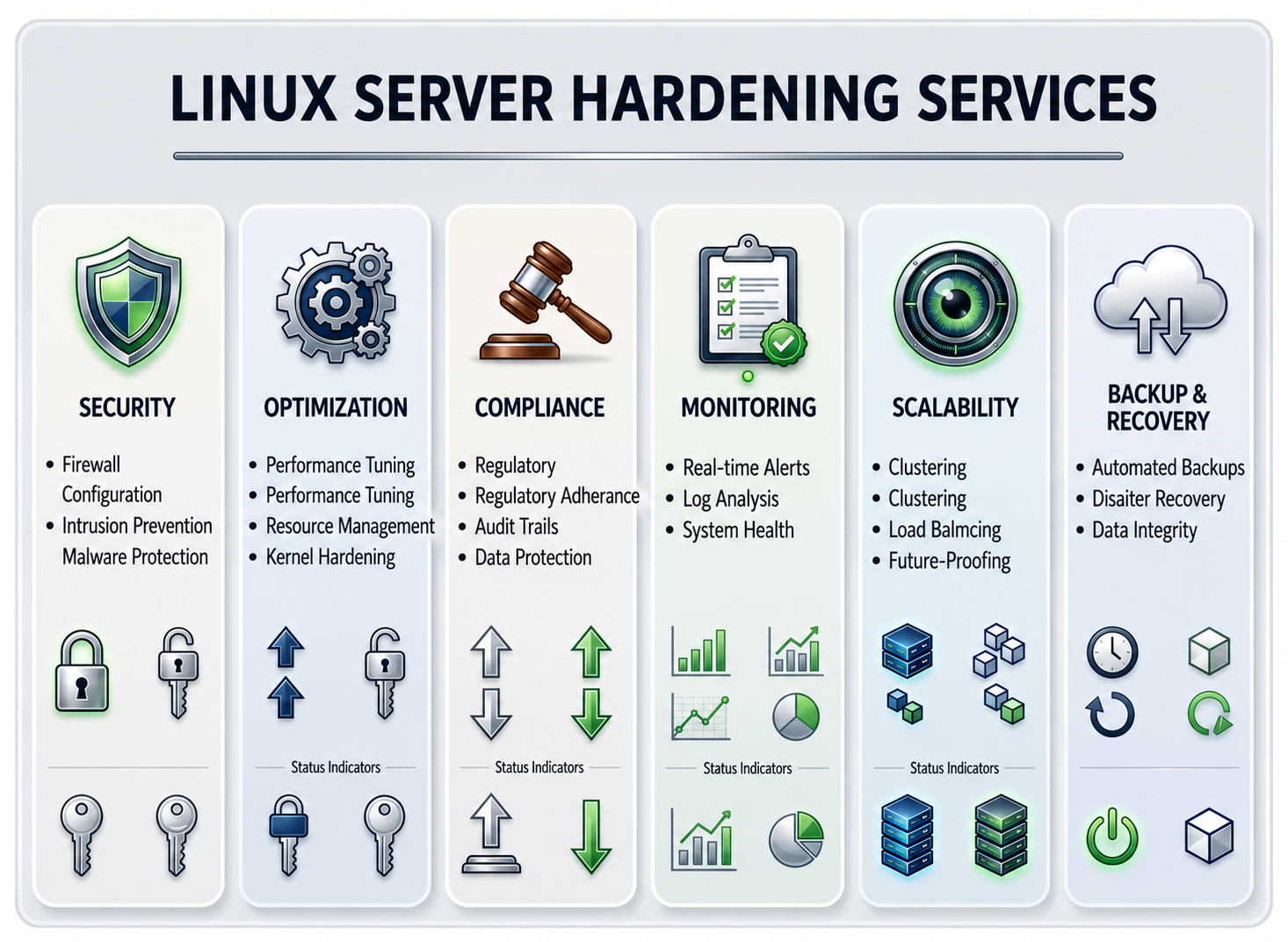 Linux security engineer managing server hardening