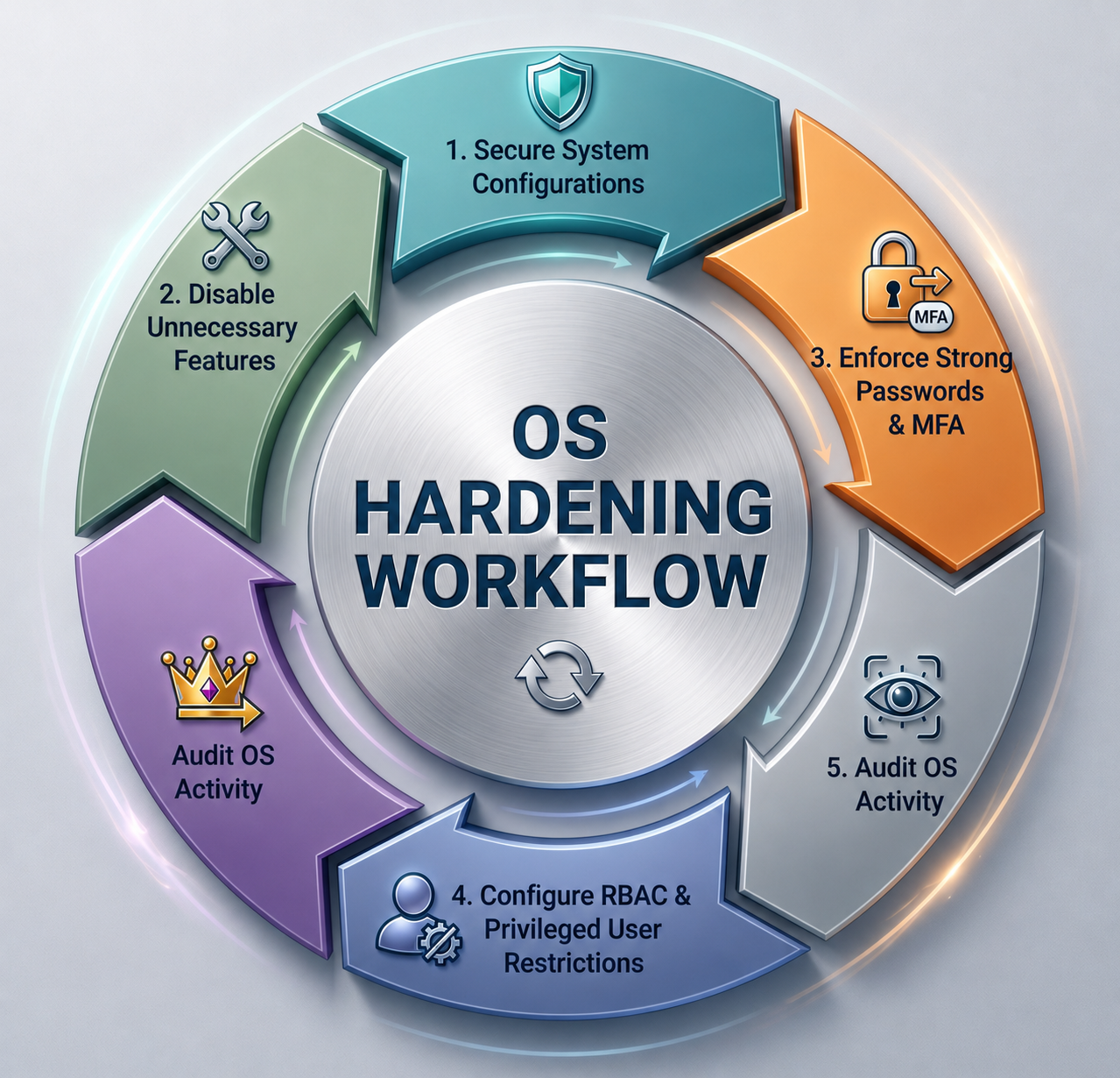 OS hardening and monitoring