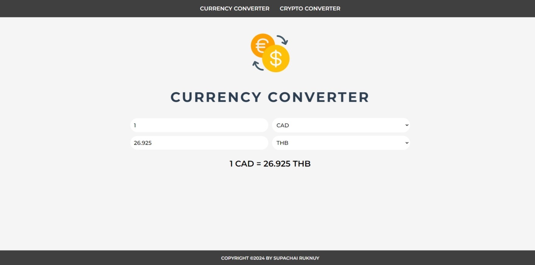 Cryto-Currency Converter