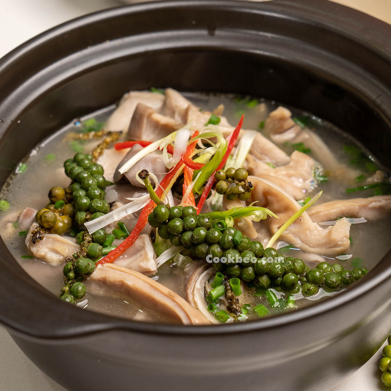 Bao tử nấu tiêu