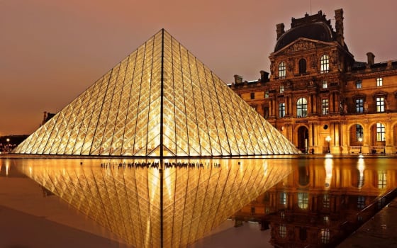 Louvre Museum in the 1st arrondissement, Paris