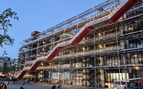 The Centre Pompidou, Museum in the 3rd arrondissement, Paris