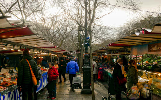Marché Popincourt, Food Market in the 11th arrondissement, Paris