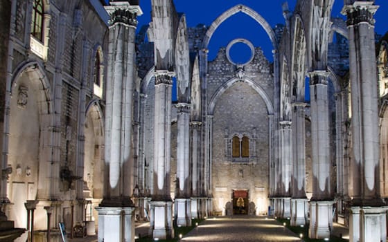 Museu Arqueológico do Carmo (Carmo Archaeological Museum) in Chiado, Lisbon