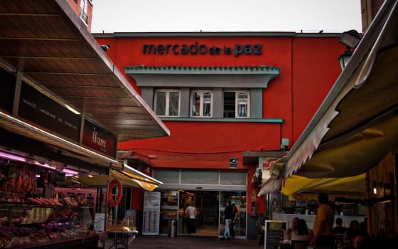 Mercado de la Paz, Food Market in Recoletos, Madrid