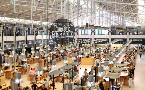 TimeOut Market (formerly Mercado da Ribeira) in Cais do Sodre, Lisbon