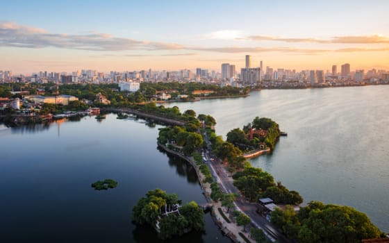 West Lake in Tây Hồ, Hanoi