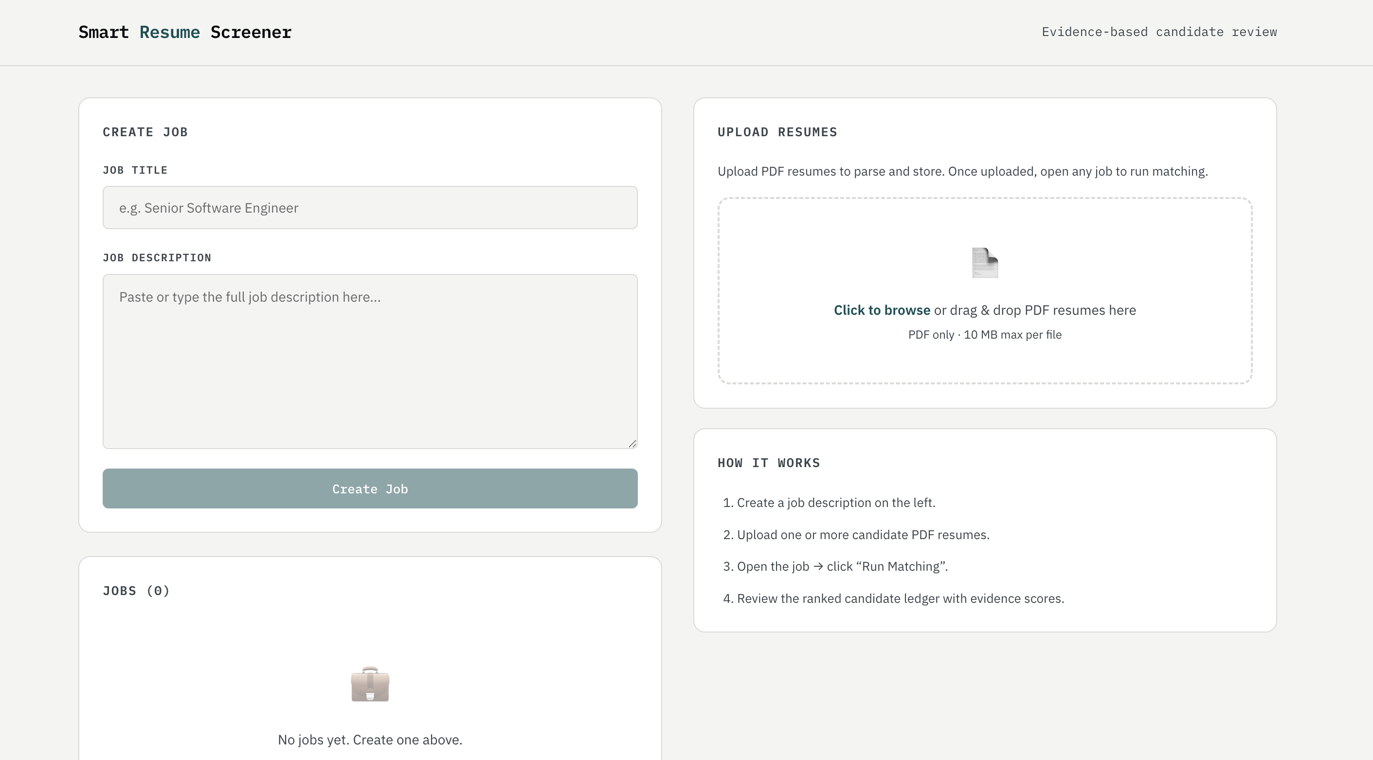 Smart Resume Screener