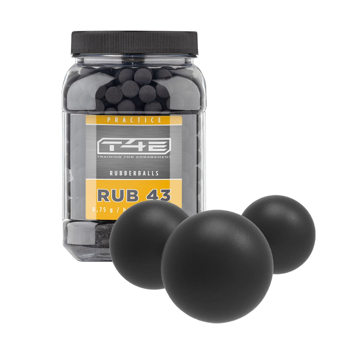 Goma .43 Umarex T4E RUB 43 .43mm Color Negro