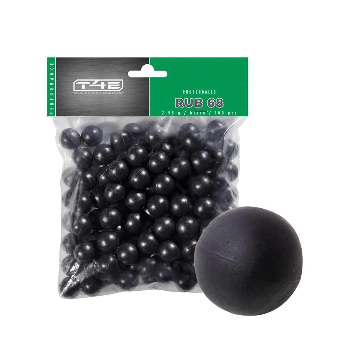 Goma .68 Umarex T4E RUB 68 .68mm Color Negro