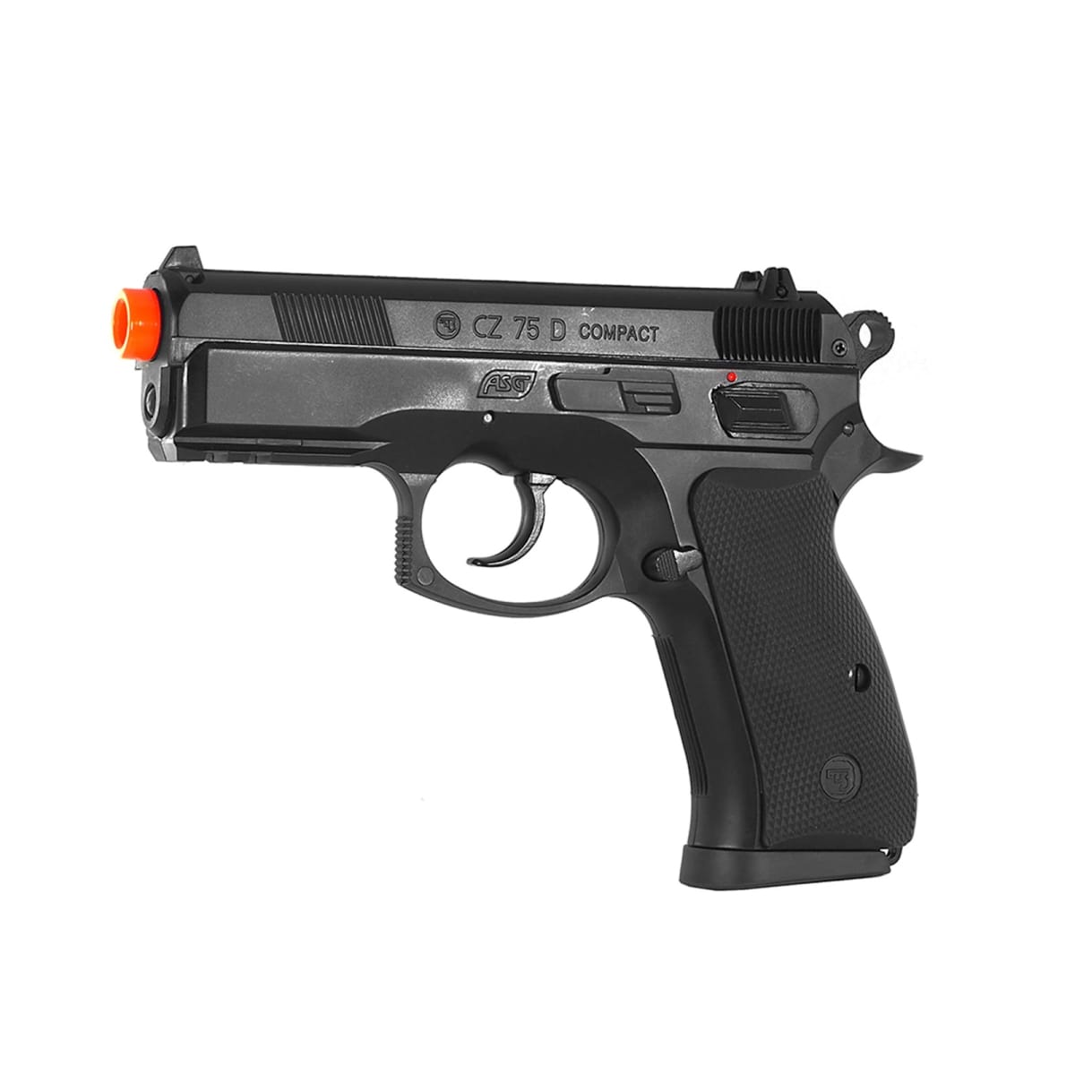Pistola Airsoft CO2 ASG / CZ 75D Compact 6mm BB Color Negro CO2 Airso…