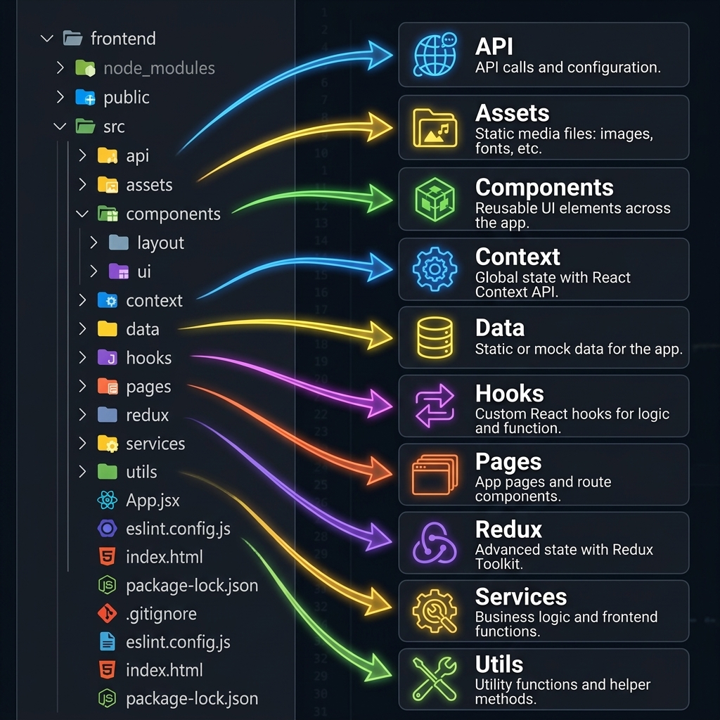 Frontend Folder Structure Map
