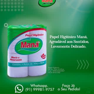 Publicação 4 do Instagram da Maná Papéis