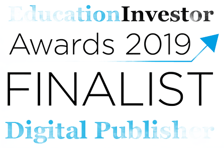 Education Investor Awards 2019. Finalist, Digital Publisher