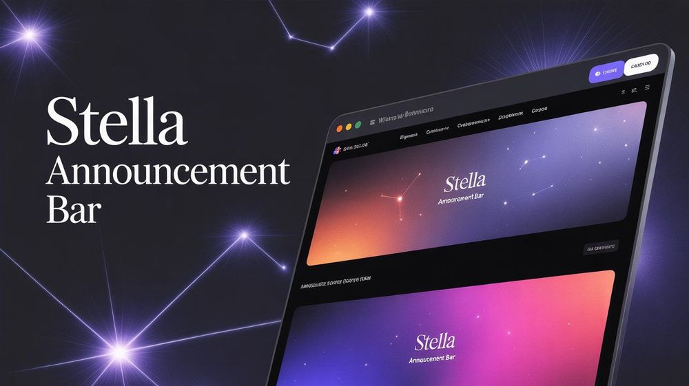 Stella Announcement Bar - WordPress Notification Plugin