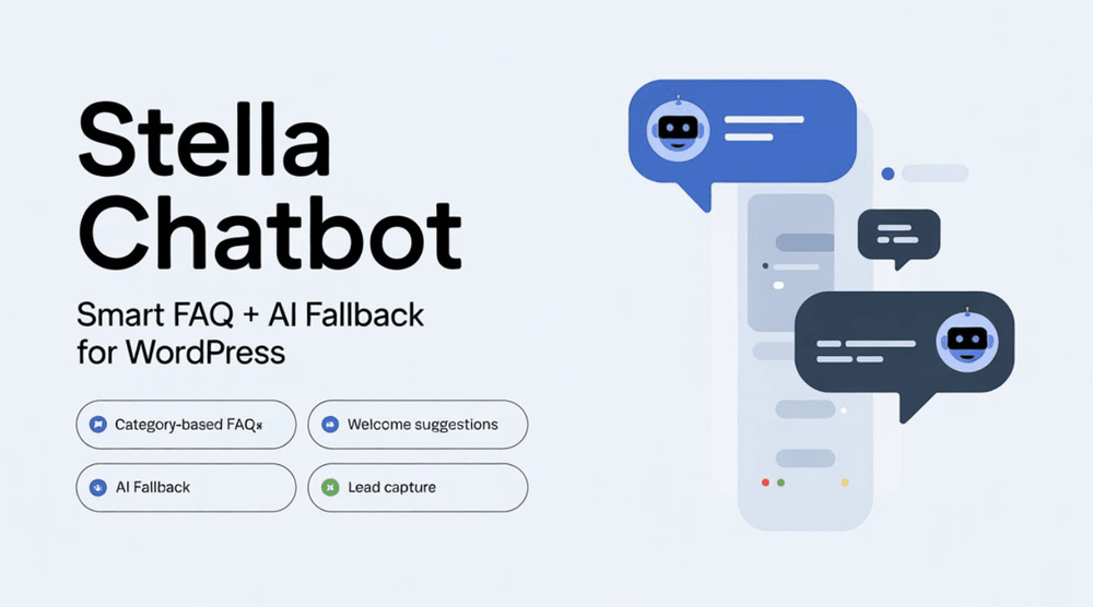 Stella Chatbot - AI Customer Support Plugin for WordPress