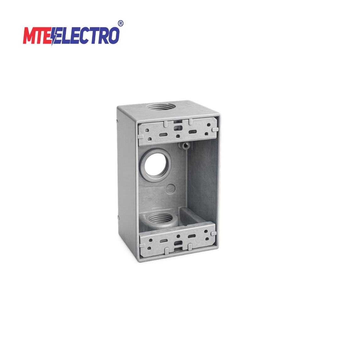 Deep 1-Gang Weatherproof Box 3 Holes | MTE ELECTRO | MTE ELECTRO KSA ...