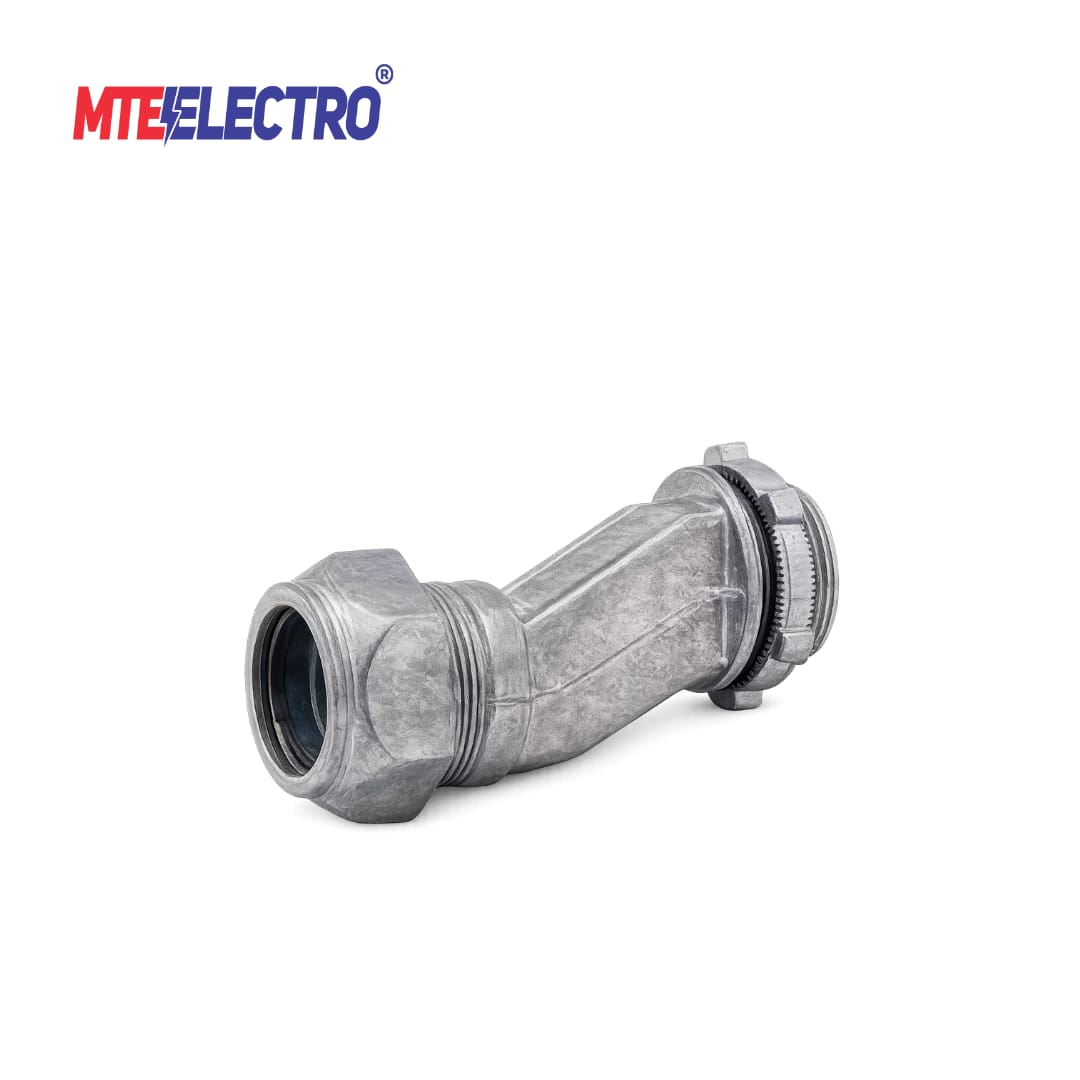 Zinc EMT Offset Compression Connector | Concrete-Tight | MTE ELECTRO ...