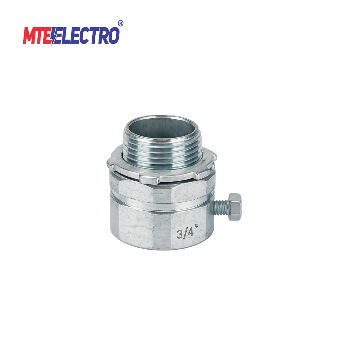 Steel Rigid Set Screw Connector | Threadless RMC Fitting | MTE ELECTRO ...