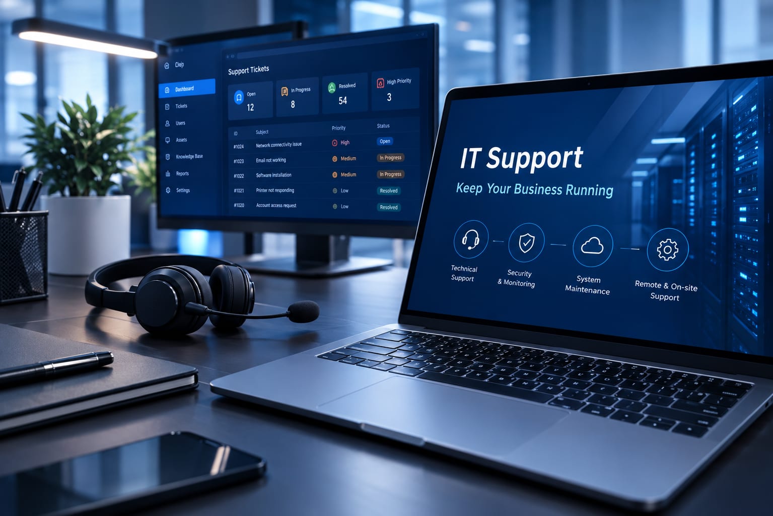 Reliable IT Support. Always Connected.