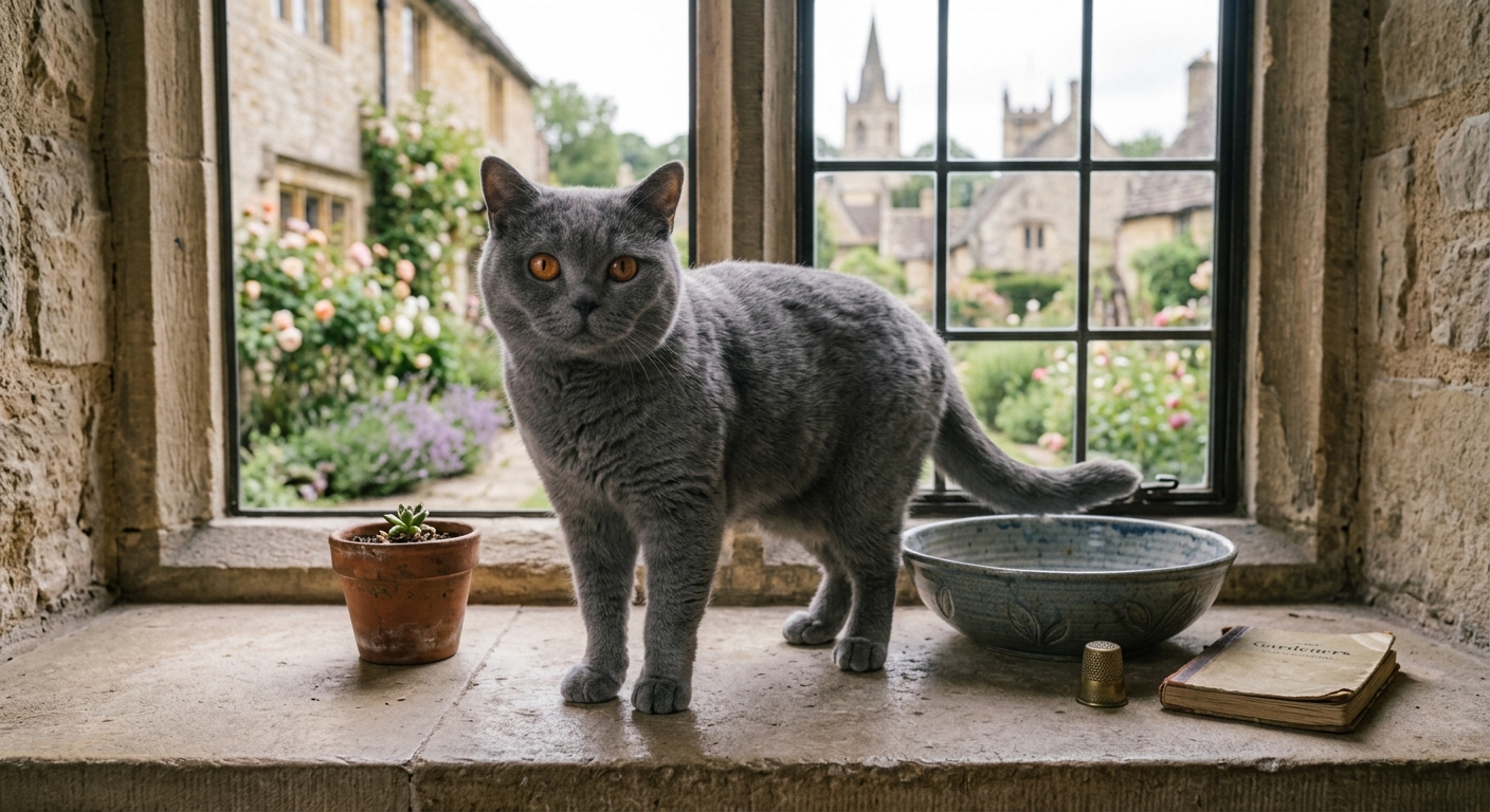 Gato Británico de Pelo Corto de cuerpo compacto