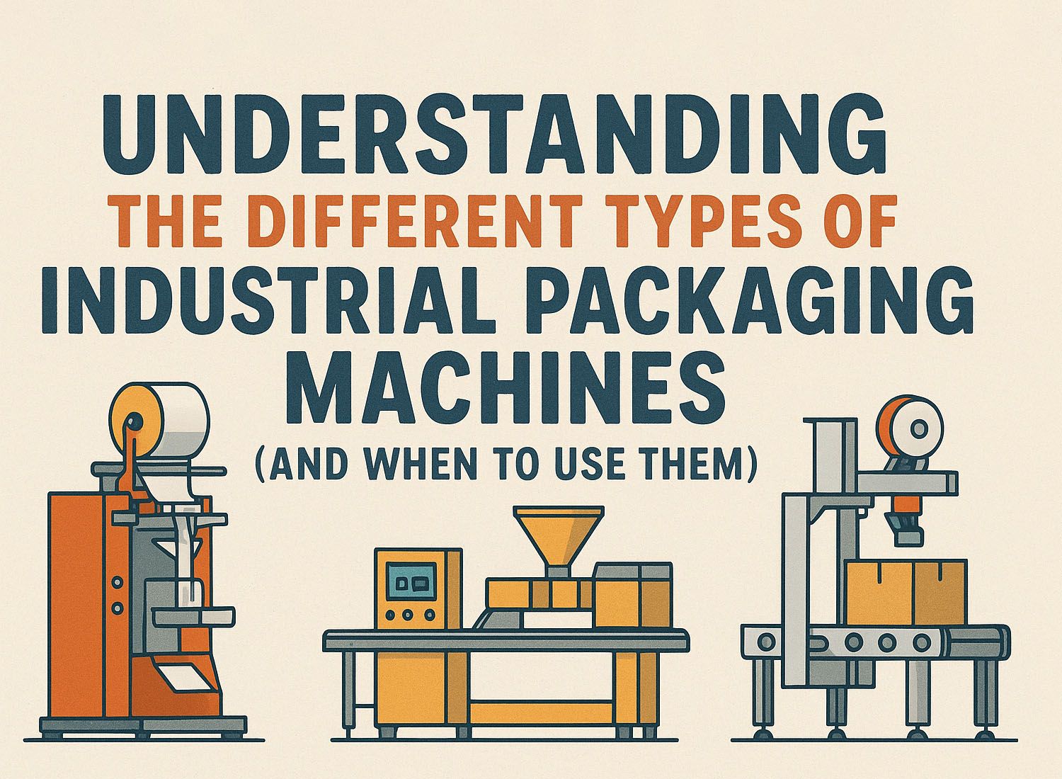 Understanding the Different Types of Industrial Packaging Machines (and When to Use Them)