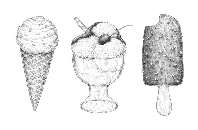 How to Draw Ice Cream
