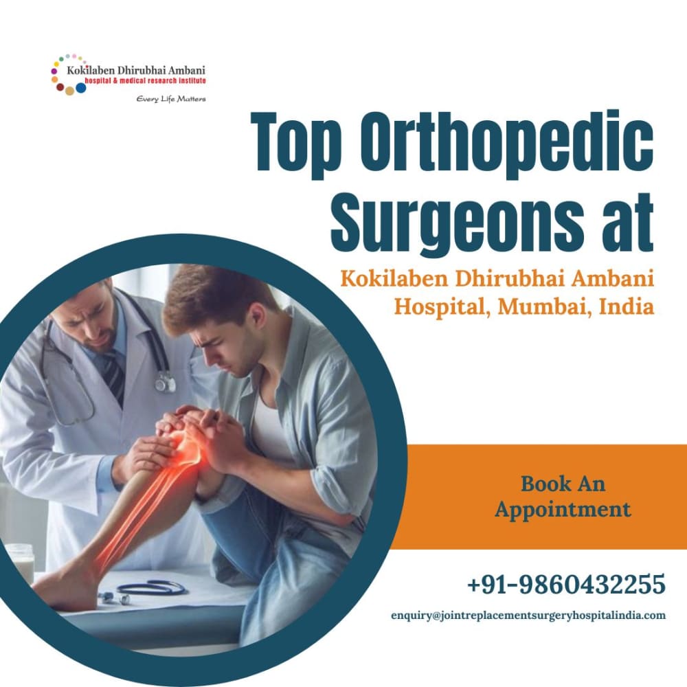 Best Joint Replacement Specialist in Kokilaben Mumbai