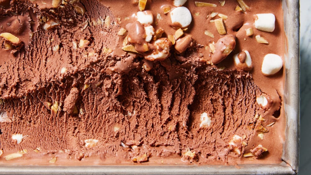 What Is in Rocky Road Ice Cream