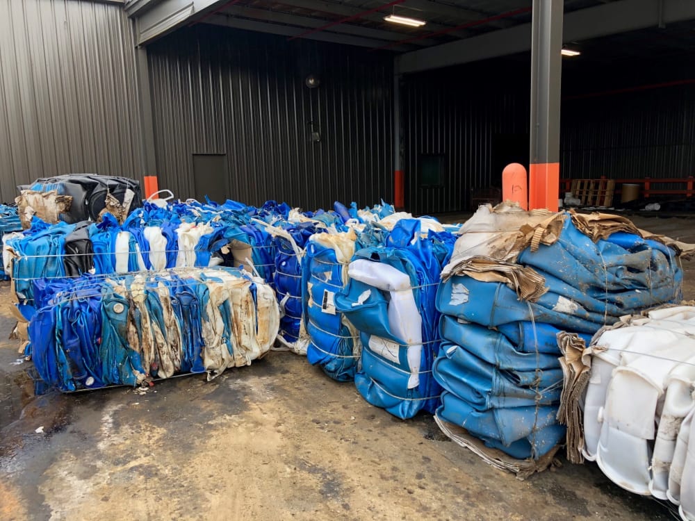 HDPE Blue Drum Scrap for Sale – Reliable HDPE Drum Scrap Supplier logo