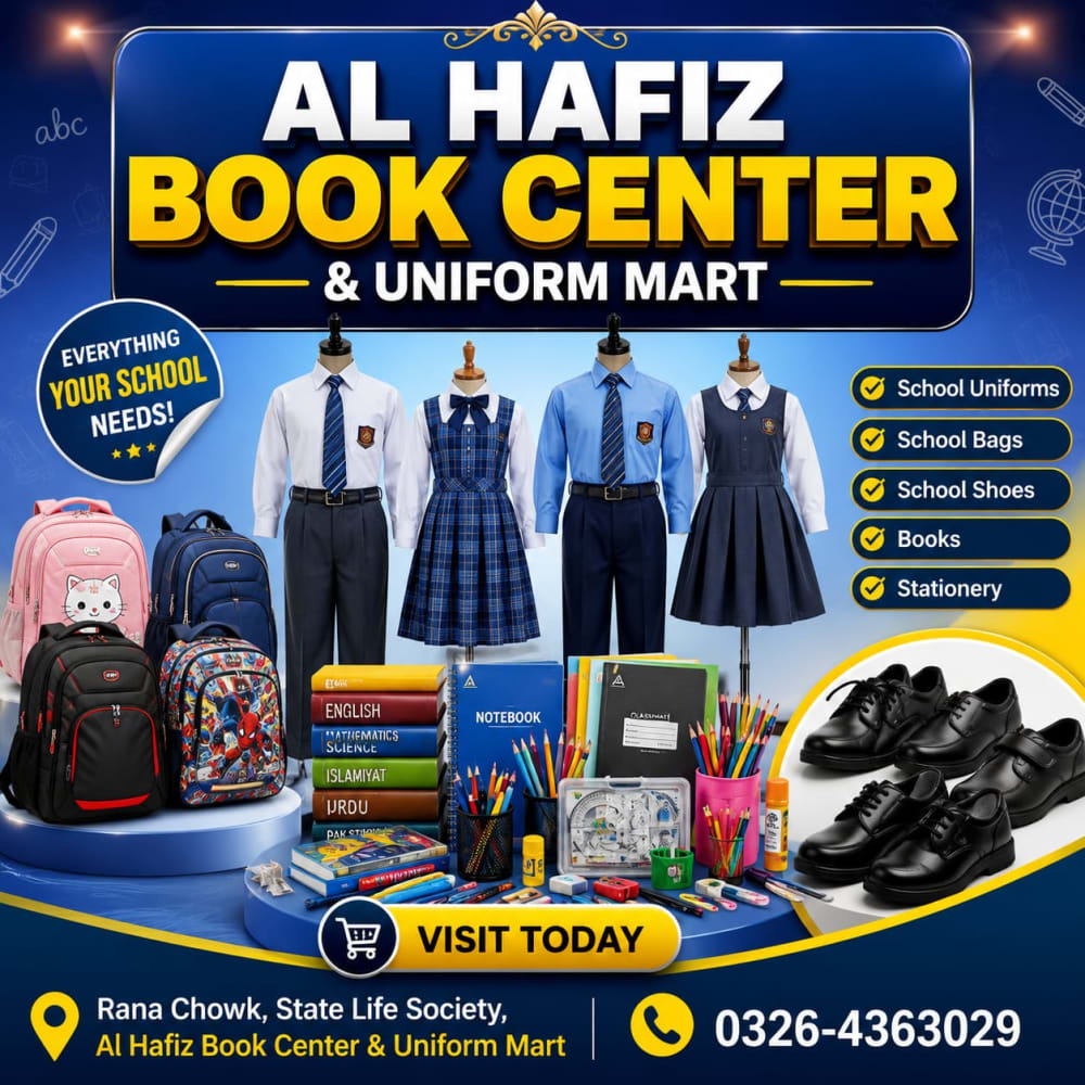 AL Hafiz Book Center & Uniform Mart