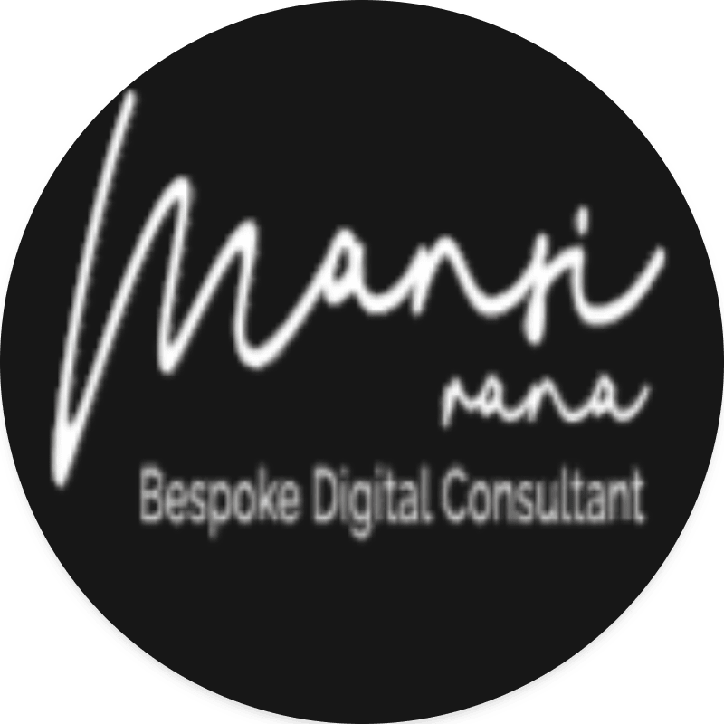 Mansi Rana Digital logo