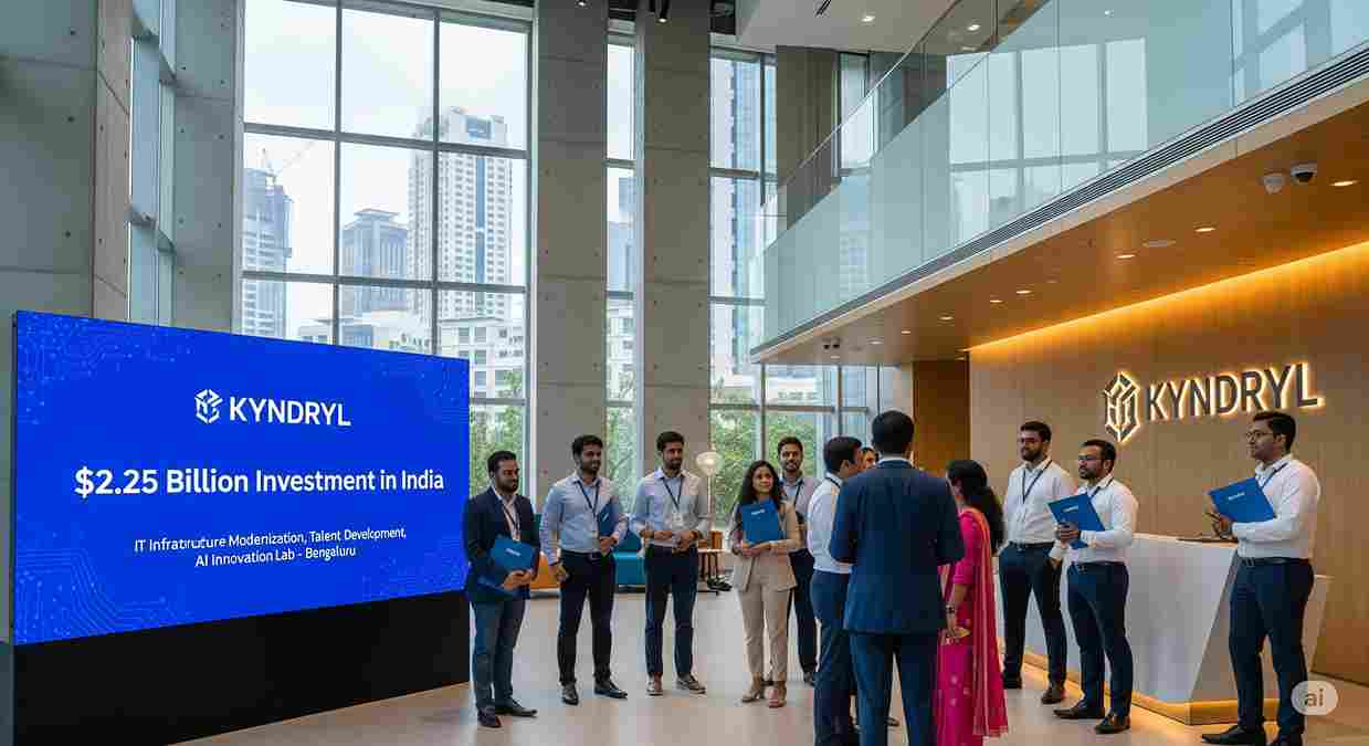 US Firm Kyndryl Invests $2.25 Billion in India IT Sector