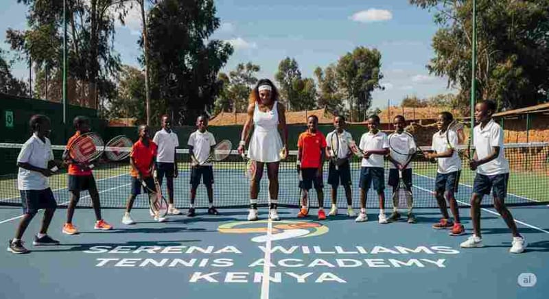 Serena Williams Launches Tennis Academy in Kenya to Empower African Youth