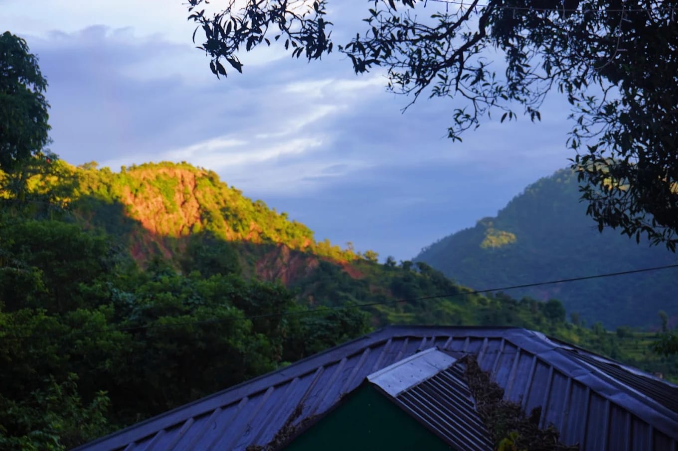 Evening view at ShunyaPeetham