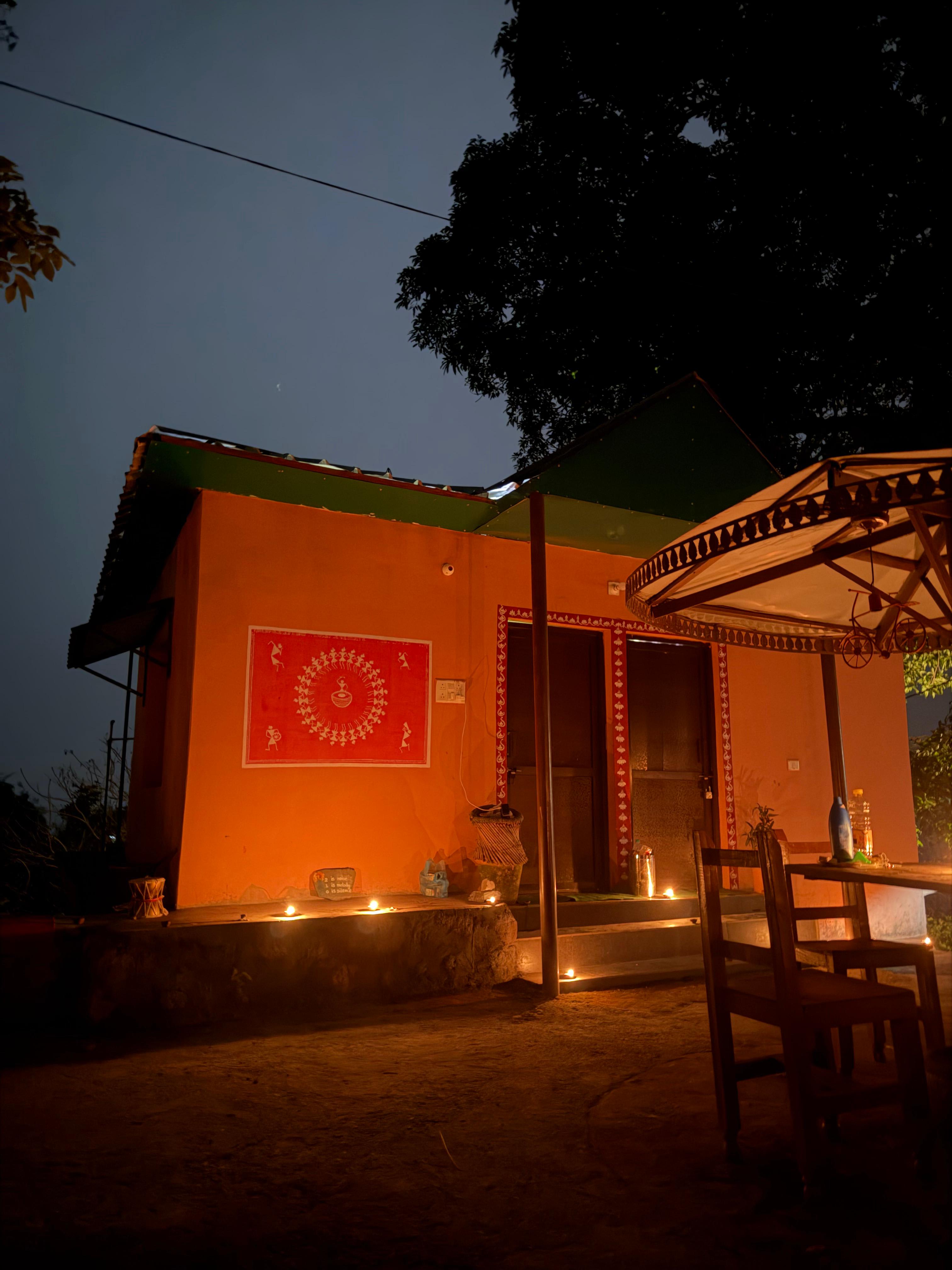 Full moon night at ShunyaPeetham